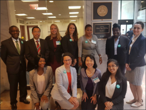 Visiting the office of Senator Chris Van Hollen to talk to him about climate change and health issues in Maryland.