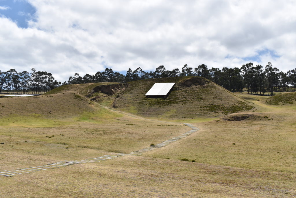 Modern state of Pyramid G preservation - Parque Arqueológico Cochasquí