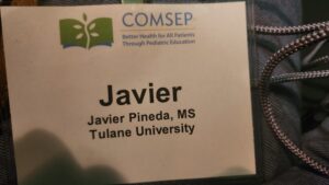 Javier Pineda's conference tag